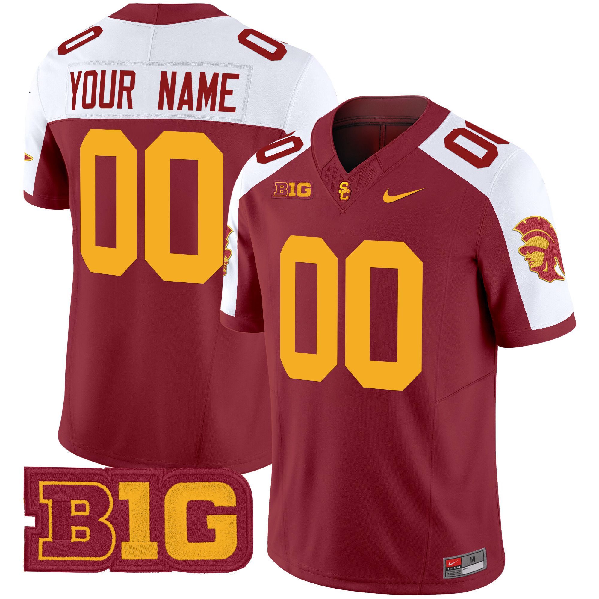 Men USC Trojans Red Nike 2024 Vapor Limited Custom NCAA Jersey->customized ncaa jersey->Custom Jersey